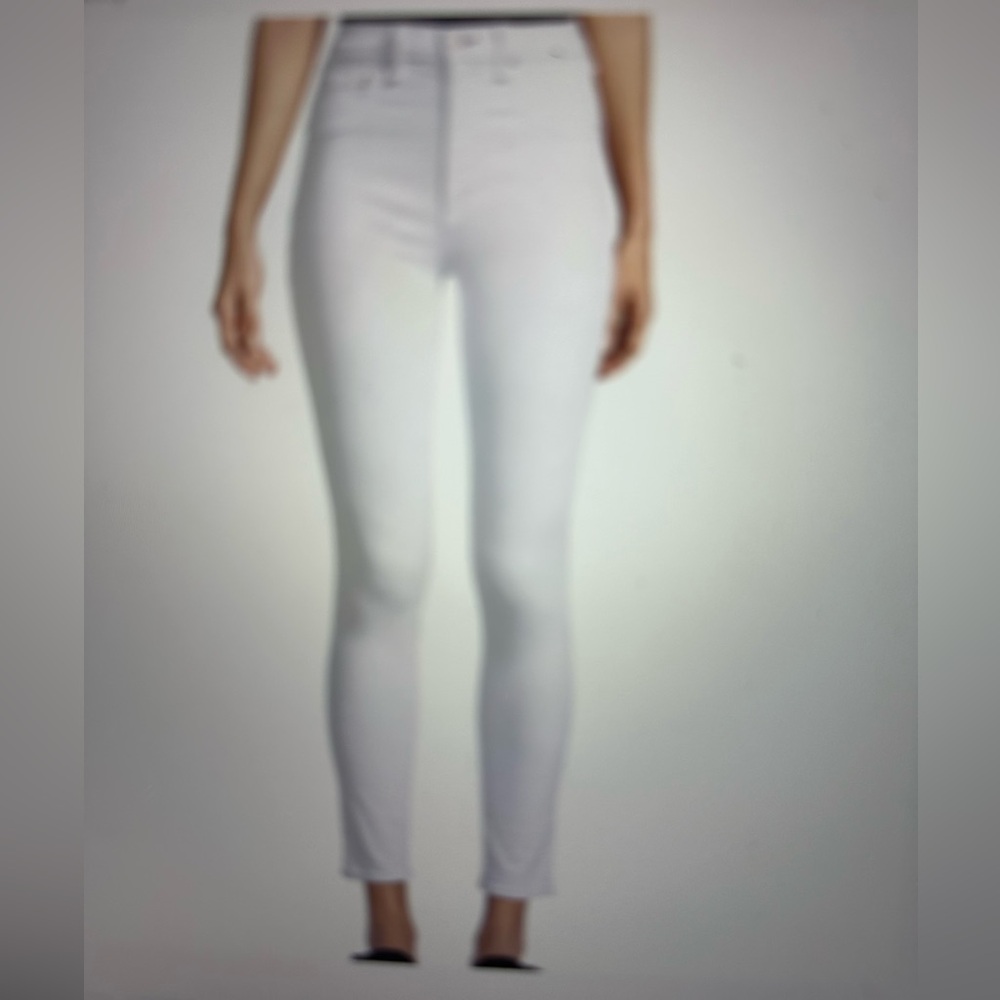 Rag & Bone High Rise Skinny Jeans in white Size 27